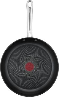Tefal Infinite Pfanne Induktion 30 cm, Bratpfanne mit Antihaftversiegelung, Thermo-Signal bei idealer Brattemperatur, einfache Reinigung, für alle Herdarten geeignet, Premium-Edelstahl, H81507
