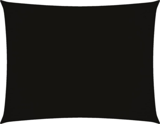 vidaXL Sonnensegel Oxford-Gewebe Rechteckig 2,5x3,5 m Schwarz 135756