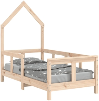 vidaXL Kinderbett 70x140 cm Massivholz Kiefer 834555