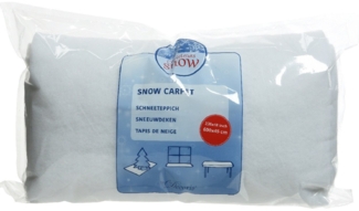 Kaemingk Weihnachtsbaumdecke Schneeteppich Polyester L. 600cm B. 45cm H. 1cm weiss