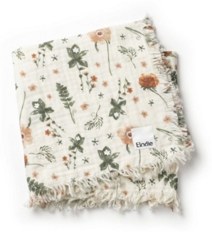 Babydecke Soft Cotton Decke - Meadow Blossom, Elodie