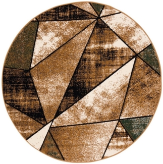Pergamon Designteppich Designer Teppich Brilliant Magic Rund, Rund, Höhe: 6 mm