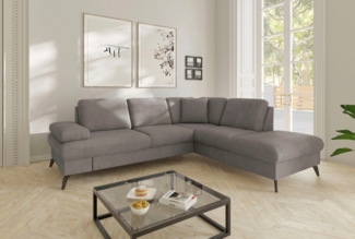 sit&more Ecksofa Morris Jubi L-Form, B: 238 cm, mit Armteilfunktion & 1 Zierkissen, optional Bettfunktion