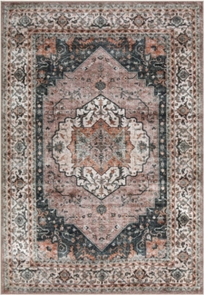 IDIMEX Teppich TRADITIONAL, Wohnzimmerteppich 160x230cm orientalisches Design vintage rostrot