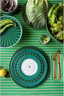 Pip Studio Speiseteller Love Birds Emerald Grün (26,5cm) 51.001.466