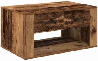 vidaXL Couchtisch mit Schubladen Altholz 80 x 50 x 40 cm Holzwerkstoff 881129