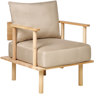 Sessel ASKER Stoff Sandbeige