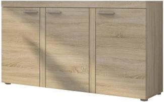 Furnix Kommode Alvor Sideboard Anrichte mit 3 Türen 149 cm klassisch, 148,8x82x40,3 cm, multifunktional einsetzbar & zeitlos