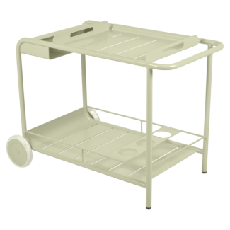 Luxembourg Rollende Bar / Beistelltisch Lindgrün