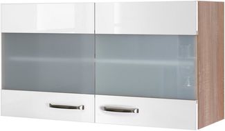 Flex-Well Glashängeschrank Florenz (B x H x T) 100 x 54,8 x 32 cm, mit Stollenglastüren