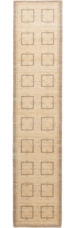 Morgenland Läufer Gabbeh - Loribaft Perser - 345 x 75 cm - beige