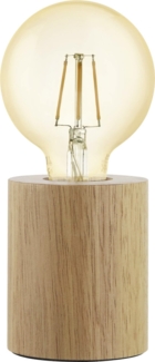 Eglo Tischleuchte Turialdo braun 10 x 8,5 cm E27