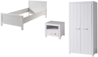 Jugendzimmer Set Karalynn 2 Jugendzimmer komplett MDF Weiß