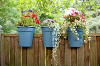 KHW Balkonkasten Flowerclip (Set, 3 St), ØxH: 27x27,5 cm