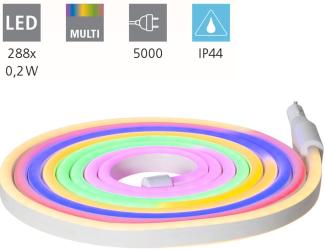 Eglo 900224 LED-Stripes FLATNEONLED bunt L:300cm H:1. 6cm mit Kabel+Stecker IP44