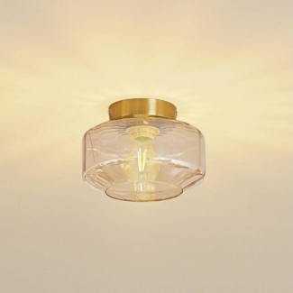 Lindby Deckenleuchten Hildur, Glas Creme IP20, 1 x 15 W LED