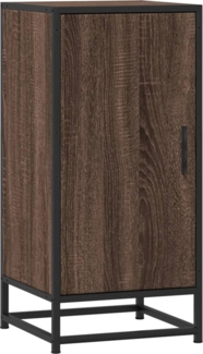 vidaXL Sideboard Braun Eichen-Optik 35,5x35x76 cm Holzwerkstoff Metall 848943