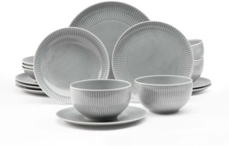 Seltmann Weiden Amina Starter-Set 16-teilig Silbergrau