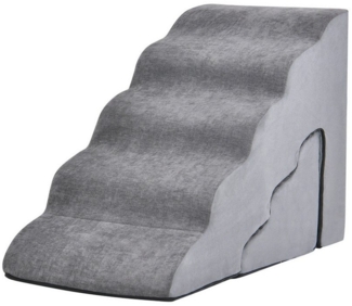 KOMFOTTEU Haustiertreppe Hundetreppe, mit 3/5-stufiger Rampe, für kleine Hunde