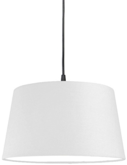 Qazqa Pendelleuchte Hanglamp, ohne Leuchtmittel, E27, Weiß, Modern, Kunststoff, 1-flammig