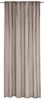 ELBERSDRUCKE Vorhang Vorhang mit verdeckten Schlaufen Unisono braun 255x140cm (1 St), halbtransparent