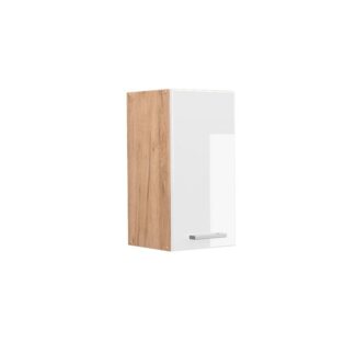 Vicco Küchenschrank Küchenzeile R-Line, Weiß Hochglanz, Hängeschrank 30 cm