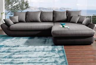 Trends by HG Ecksofa Moon L-Form, wahlweise Recamiere rechts oder links bestellbar