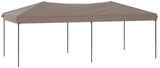 vidaXL Partyzelt Faltbar Taupe 3x6 m 93540