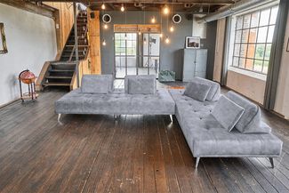 KAWOLA Sofa WIOLO Ecksofa velvet grau 80 x 240 x 350 cm