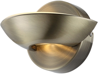 LED Wandlampe Flur-Lampe Wandleuchte Messing Wandlicht 76002