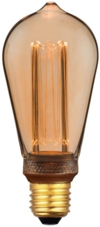 Nordlux LED-Leuchtmittel Deco E27 ST64 Retro Dimmbar 1800K 120Lm Lampe Goldfarben, E27, warmweiss
