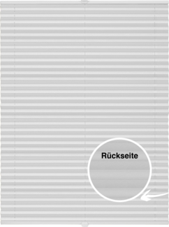 ondeco Plissee Thermo für Fenster innen, Montage in Glasleiste mit Spannschuh, Sonnenschutz-Rollo, Lichtschutz und blickdicht, leichte Verdunkelung, Weiß, B): 61-70 cm, H): 151-200 cm