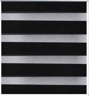 Doppelrollo 50 x 100 cm schwarz 240188