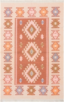 Morgenland Kelim Teppich - Trendy - Ariz - rechteckig - 150 x 100 - Braun