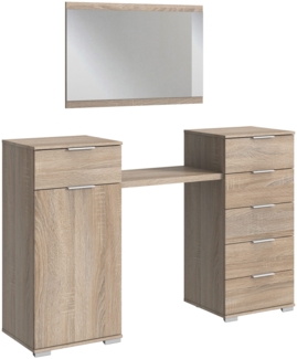 Schminkplatz Schminktisch Easy Plus 4-teilig eiche sägerau