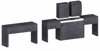 INOSIGN Sitzbank Praktika, Sitzbank, Bank (1-St), mit Auszugsfunktion, ausziehbar von 66 auf 290 cm