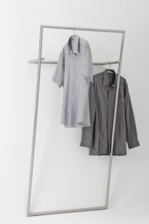 Garderobe Barrel aus Edelstahl