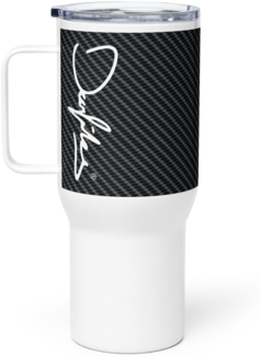 DECALVIBES Reisebecher mit Griff Carbon - 739 ml