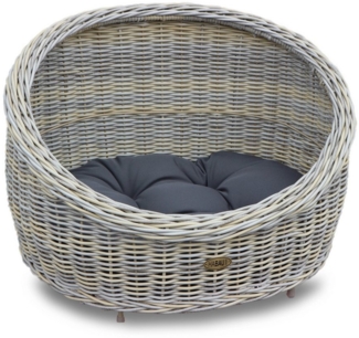 HABAU Tierbett Katzenhöhle / Katzenbett / Hunde- & Katzensofa, mit Kissen