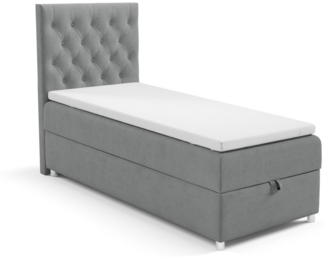 Best for Home Boxspringbett mit Bettkasten Trinity K-14 SINGLE Bonellfederkern inkl. 7 cm Topper (70x200 80x200 90x200 100x200), verschiedene Liefermöglichkeiten, TOP Preis-Leistungs-Verhältnis