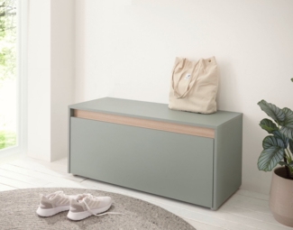 INOSIGN Schuhbank GiRON/CiTY, Garderobenbank mit Klappe, Sitzbank in vier Farben, viel Stauraum, Platz für ca. 8 Paar Schuhe, 100 cm breit