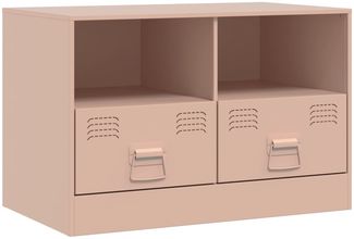 vidaXL TV-Schrank Rosa 67x39x44 cm Stahl 841741