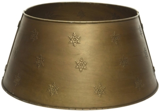 MARELIDA Christbaumständer Weihnachtsbaumrock Weihnachtsbaumring Baumständer Umrandung D. 70cm (1-tlg)