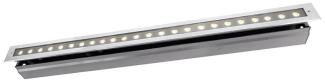 Deko Light Line VI WW Bodeneinbaustrahler Außen LED silber IP67 2300lm 3000K >80 Ra 20° Modern