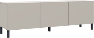 borchardt Möbel Lowboard, Metallfüße, grifflose Optik