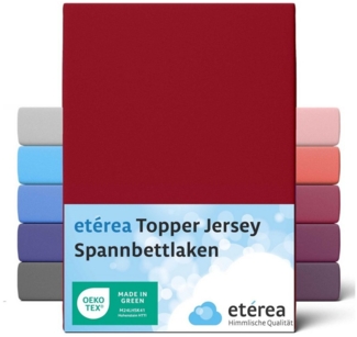 etérea Himmlische Qualität Spannbettlaken etérea Comfort Jersey Topper Spannbettlaken, Jersey, Gummizug: rundum, (1 Stück)