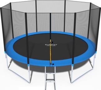 Funfit Gartentrampolin mit Außennetz 13FT 404 cm