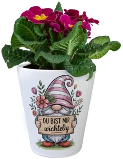speecheese Blumentopf Du bist mir wichtelig Blumentopf für Pflanzenfreunde und Wichtelfans