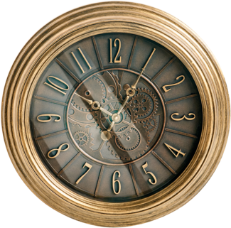 Wanduhr CAUDETE 50 cm Gold