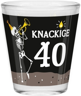Schnapsglas Shot Stamper Lustiges Motiv Geschenk Sheepworld 40 Geburtstag 074536